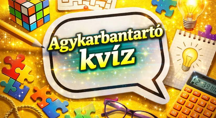 Agykarbantartó kvíz: Ha mind a 7 kérdésre tudod a választ, okosabb vagy, mint az emberek 87%-a