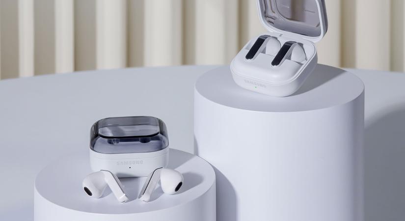 Új dizájn és nagyobb hangszórók: bemutatkozott a Galaxy Buds4 széria