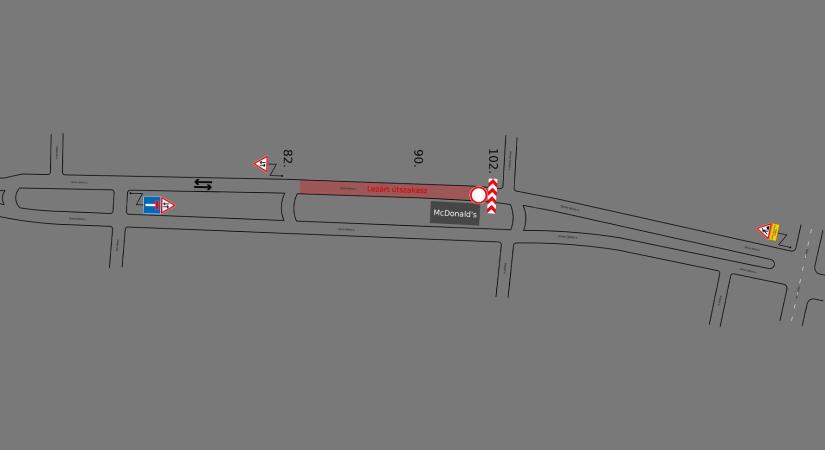 Ideiglenes forgalomkorlátozás a Simor János utcában