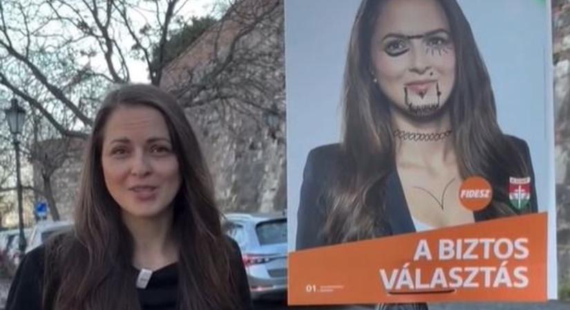 A Fidesz budai jelöltje a Magyar Nemzeti Galériába küldte a plakátrongálókat