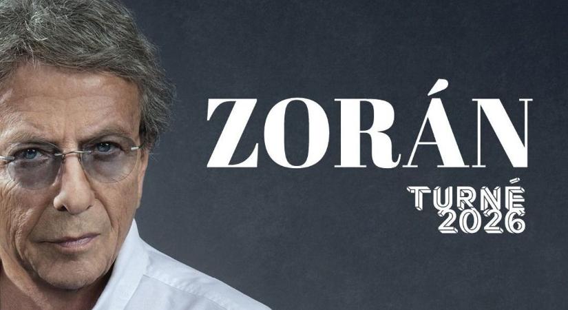 Most derült ki, ekkor koncertezik Zorán Kisújszálláson és Szolnokon