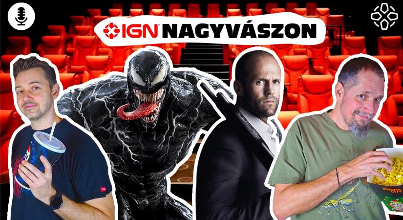 [VIDEÓ/PODCAST] Ez a Venom végre NEM LESZ SZ*R, Jason Statham viszont ELLOPJA a motorodat! - IGN Nagyvászon #23