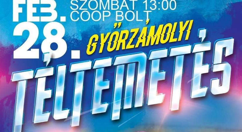 Hallottál már vidám temetésről? A telet búcsúztatják Győrzámolyon