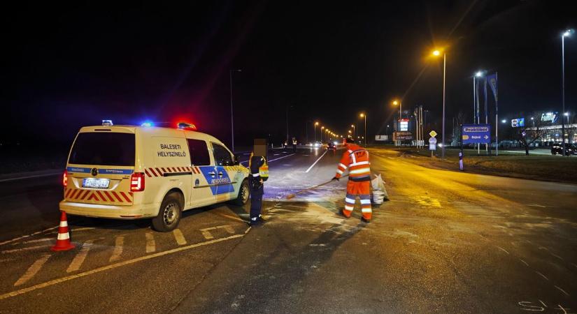 Motorost ütöttek el Szombathely határában