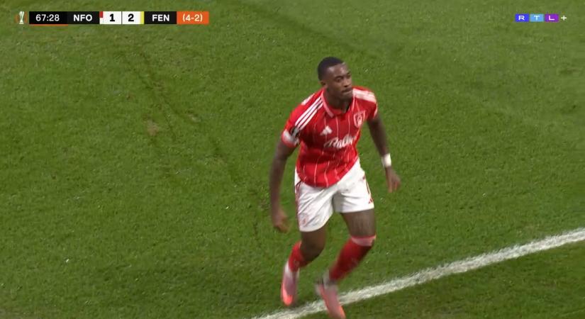 Belefért a vereség: a Nottingham továbblépett, hiába nyert a Fenerbahce