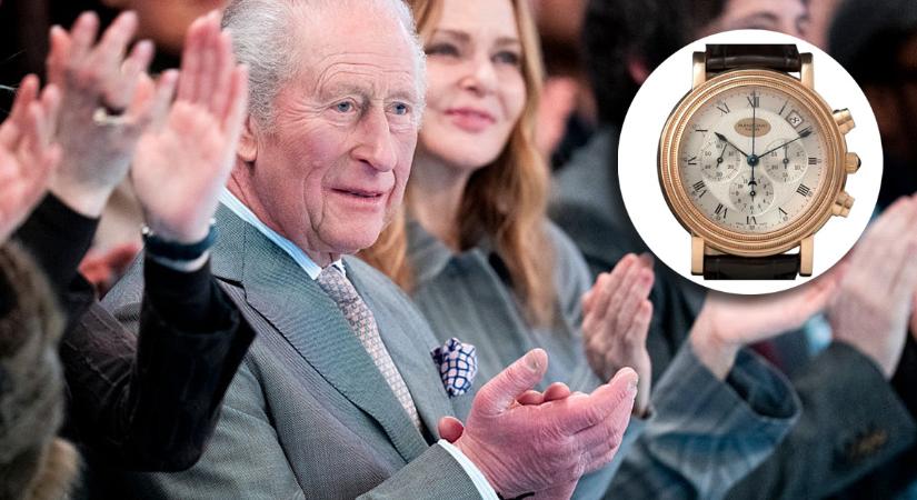 III. Károly megmutatta: ilyen órát hord egy igazi király
