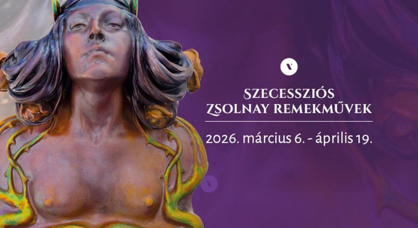 Szecessziós Zsolnay remekművek