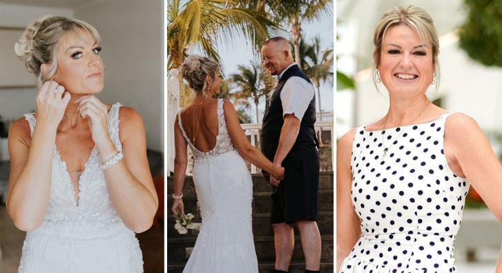 Nagy fogyás, ami elhozta az igent: több év és 54 kiló mínusz után állt csak oltár elé ez a nő