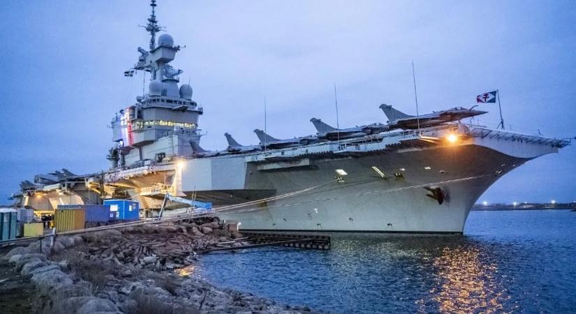 Orosz drón közelítette meg a francia repülőgép-hordozót – Svédország azonnal lépett