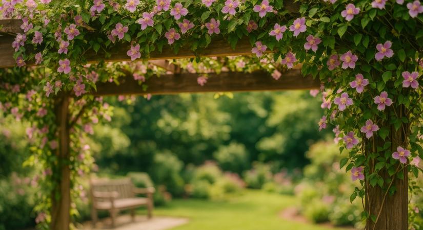 Élő növénysátrat a kertbe