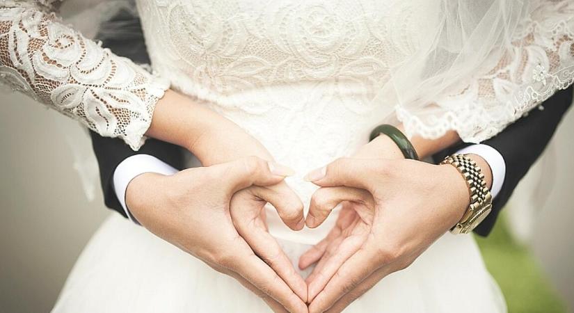 Látványosan nőtt a házasodási kedv