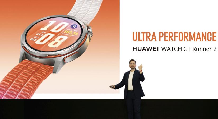 Megérkezett a Huawei Watch GT Runner 2: pontosabb GPS, maraton mód és 14 napos üzemidő