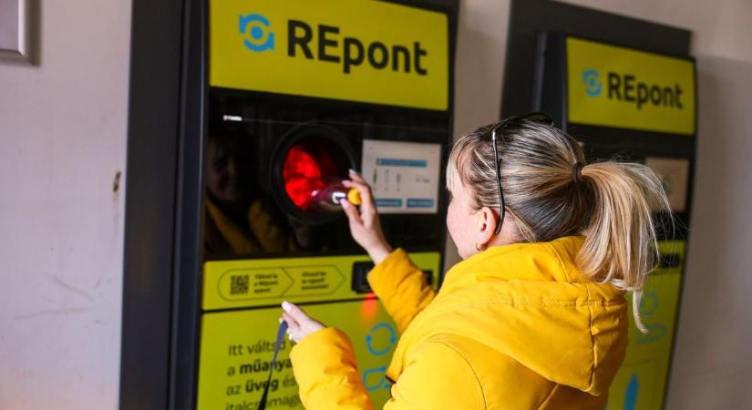 Csúcsra jár Hevesben a palackvisszaváltás