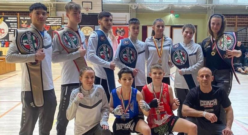 Nem volt kegyelem: 9 aranyat hoztak haza a tatabányai harcosok