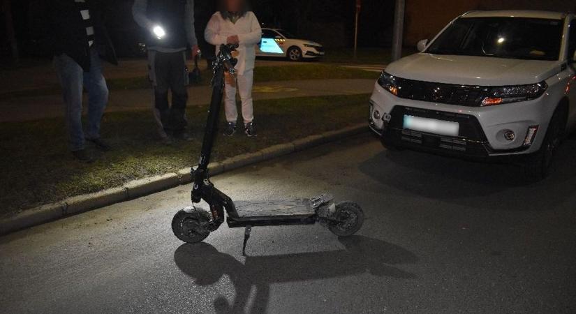 Nesze tavasz: ittasan szenvedett súlyos balesetet a rolleres