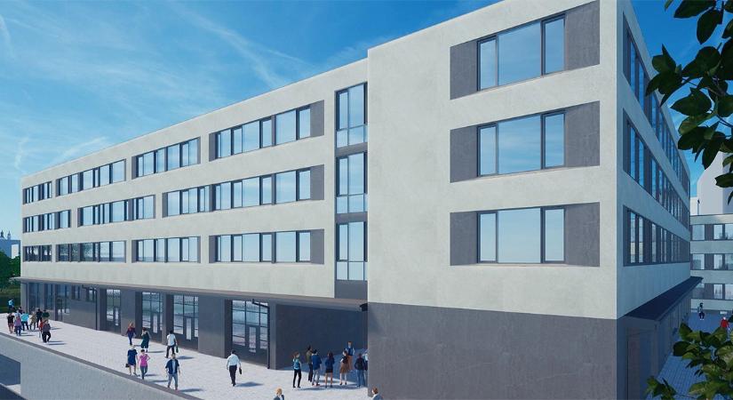 Bővítik és felújítják a debreceni technikum épületét, helyi cég nyerte a munkát – látványtervvel