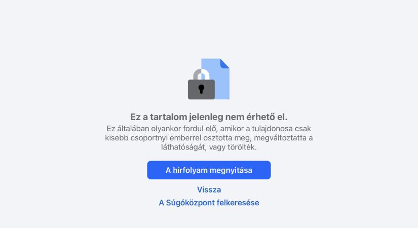 Péntek délelőtt elérhetetlenné vált a Bama Facebook oldala