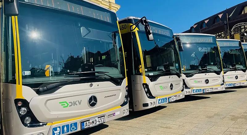 Tíz új busz állt forgalomba Debrecenben