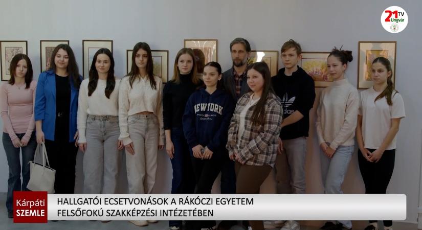 Hallgatói ecsetvonások a Rákóczi Egyetem Felsőfokú Szakképzési Intézetében (videó)