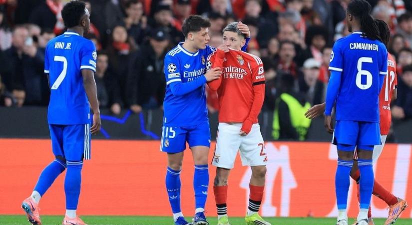 Sajtóinformációk szerint a Benfica játékosa beismerte: lemajmozta Viníciust