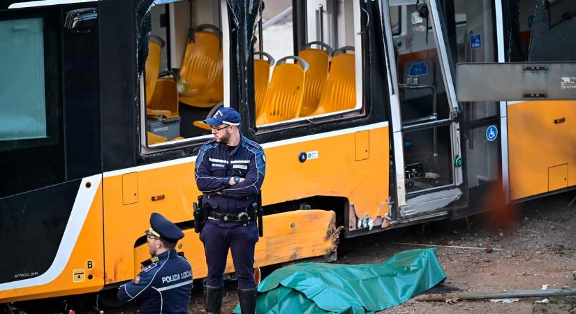 Kisiklott egy villamos Milánóban, egy ember meghalt, több tucatnyian megsérültek – videó