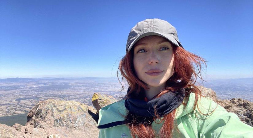 A mexikói „vulkánok földjén” kalandozik a csíkszeredai Sántha Xénia