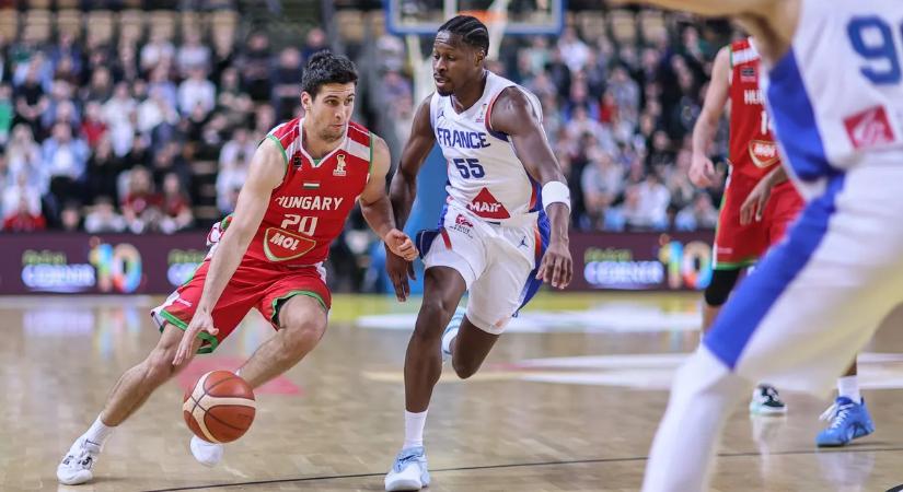 Az utolsó másodpercekig volt esélyünk: szoros meccsen kikapott Franciaországtól a kosárválogatott a vb-selejtezőn