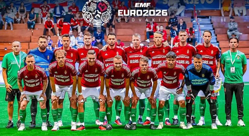 Minifutball Eb: az Eb-bronzérmes kazahokkal egy csoportban a magyarok