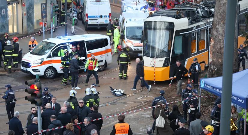 Megrázó helyszíni fotók: halálos villamosbaleset történt