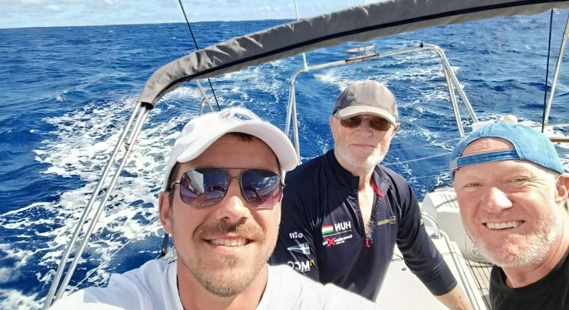 Exkluzív: Fa Nándorral indult expedícióra a zalai férfi, az Atlanti-óceánt átszelő hajó fedélzetéről nyilatkozott nekünk (galéria, videó)