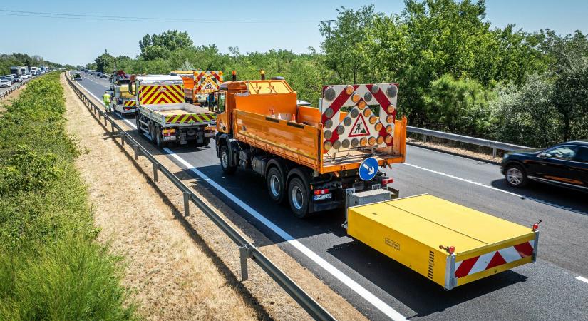 Mi történik a kordonok mögött? – Így születik újjá az autópálya-burkolat