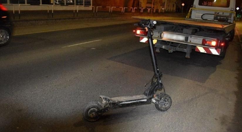 Minden határt átlépett a részeg elektromos rolleres – megszólalt a rendőrség