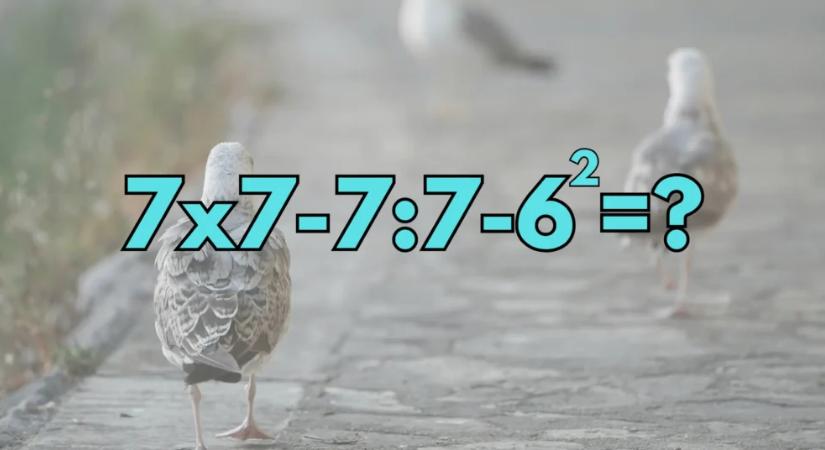 Hétvégi matek feladvány: Sikerül kiszámolni a feladatot?