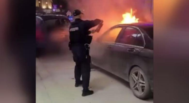 Tűzeset: ismét lángba borult egy személyautó (VIDEÓ)