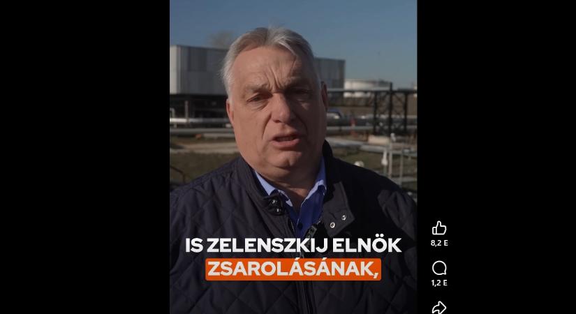 Orbán Viktor: Zelenszkij elnök nem riad vissza semmitől