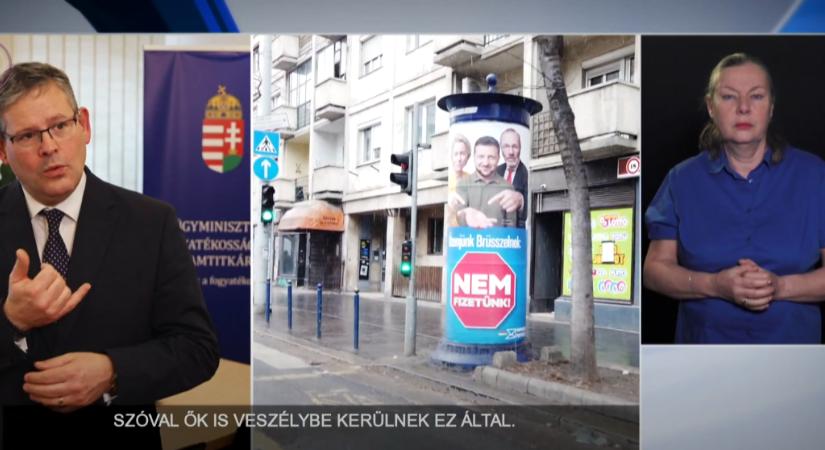 Már a fogyatékossággal élőket is háborúval riogatja a fideszes állami tévé