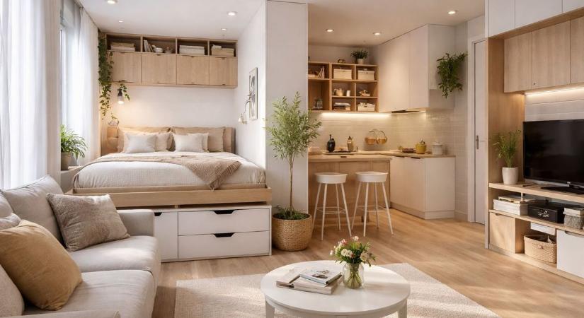 Nagy ötletek kis lakáshoz: egyediség és kreativitás