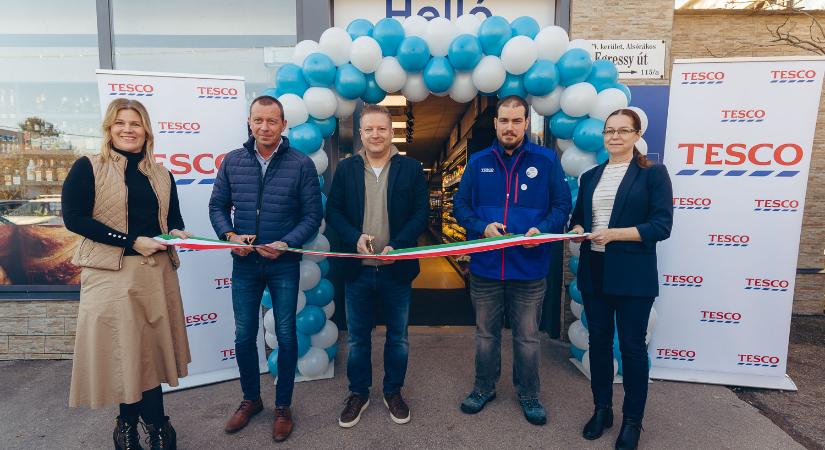 Újabb üzlet nyitásával zárja a Tesco a pénzügyi évet