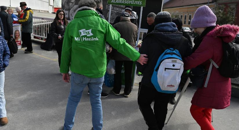 Elhunytak ajánlásait adhatta le a Mi Hazánk józsefvárosi jelöltje