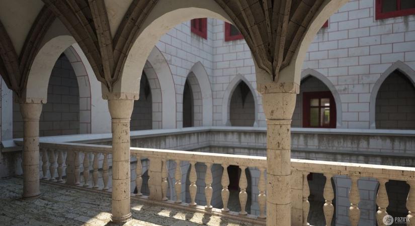 Egy kőkorlát titka: ilyen volt a Tatai-vár Mátyás király korában