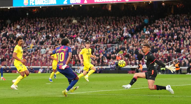 A háromgólos Lamine Yamal volt a Barcelona vezére, csak felvillanásokra futotta a Villarreal erejéből