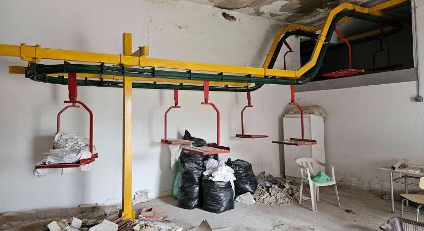 Akár egy horrorfilm díszlete is lehetne az egykori elhagyott vágóhíd  fotó, videó