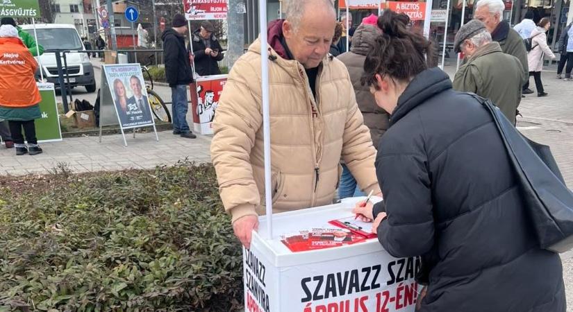 Továbbra is nehezen megy az ajánlásgyűjtés a kispártoknak