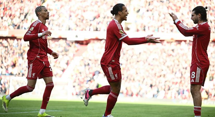 Szoboszlai Dominik gólpasszt adott, ötöt vágott a Liverpool a kiesőjelölt West Hamnek