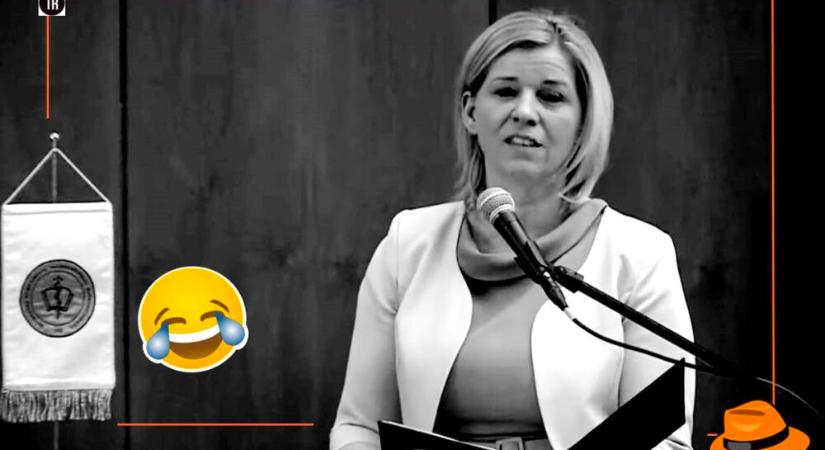 Varga-Bajusz Veronika államtitkár szándékán kívül megnevettette -nem vele, hanem rajta!- a frissensült állatorvosokat