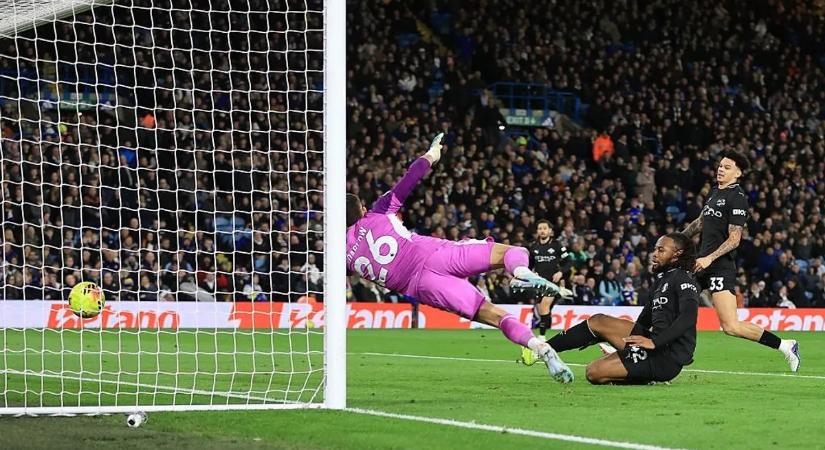 Hiába a Leeds bátor játéka, Semenyo gólja elég volt a Citynek az üdvösséghez