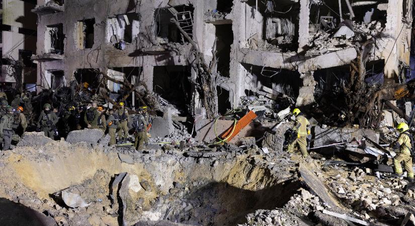 Egy ember meghalt, amikor Tel-Avivban becsapódott egy iráni rakéta