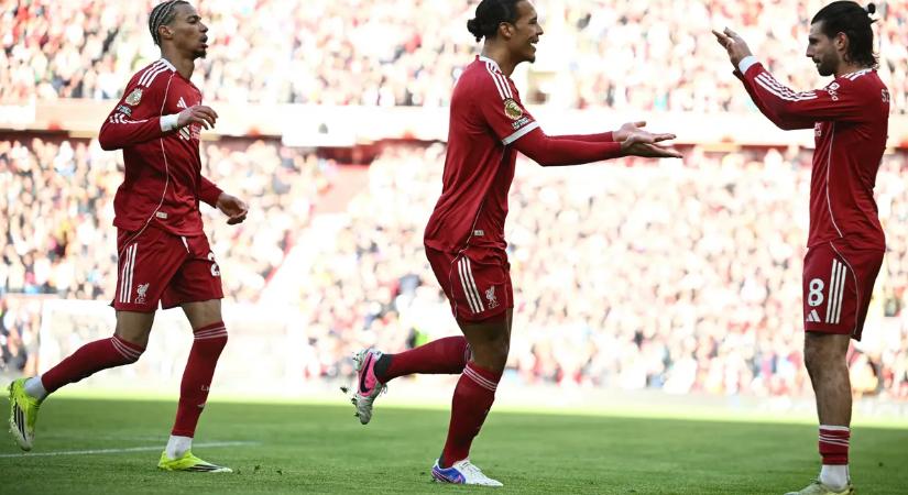 A Liverpool Szoboszlainak köszönhetően egy mutatóban vezeti a Premier League-t