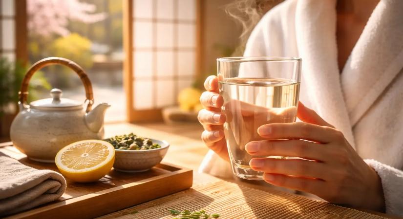 Miért iszik sok japán reggel egy pohár meleg vizet?