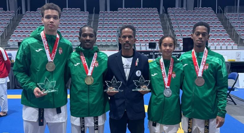 Négy magyar érem a tekvandósok kanadai versenyén